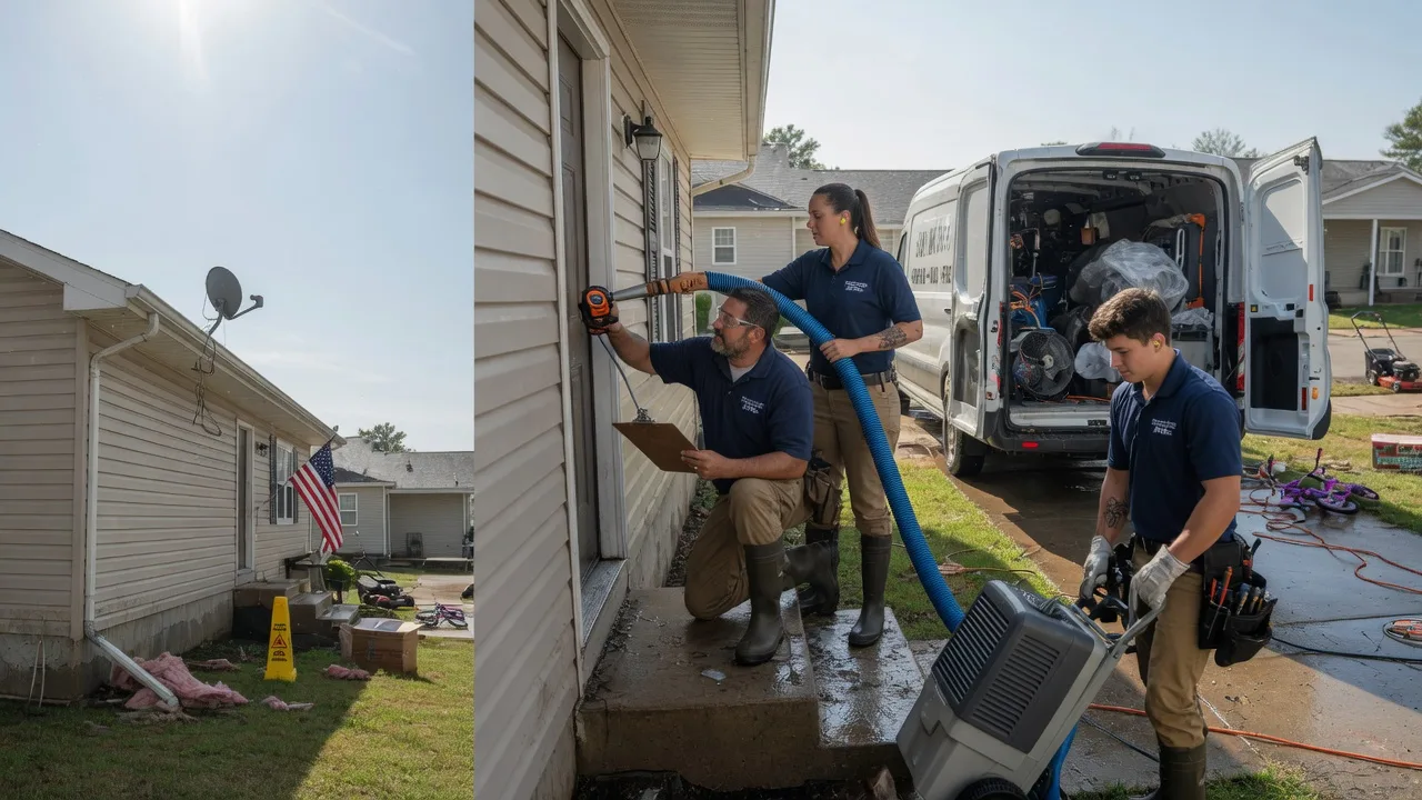Ceiling Water Damage Restoration in New Bedford, PA near me